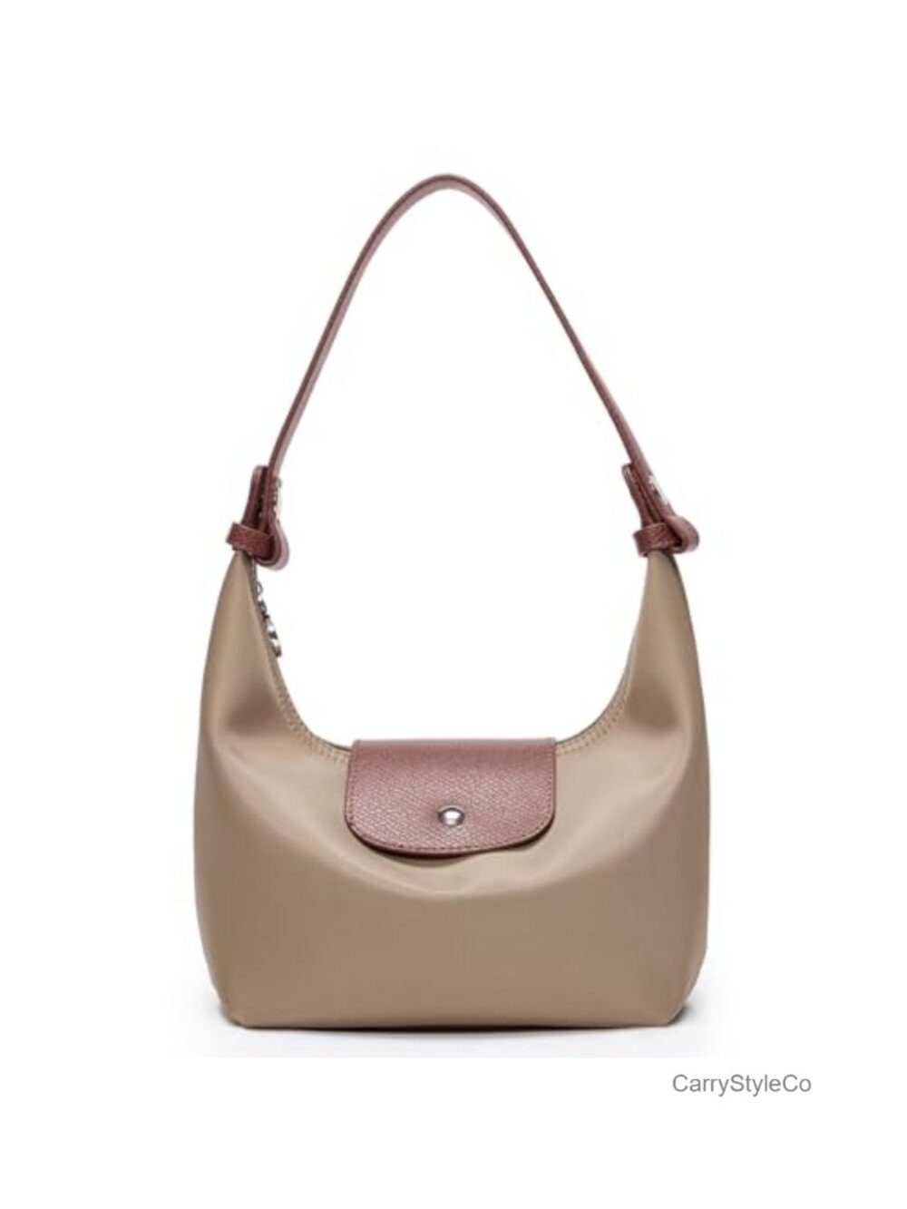 Mini Nylon Crossbody Bag Convertible Crescent Shoulder Purse 3-Way